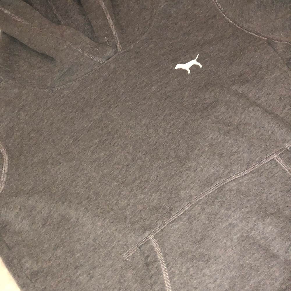 Gray viictoria secrets sweatshirt